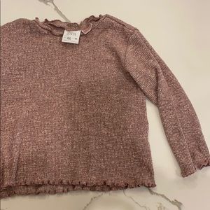 Zara rose colored long sleeve